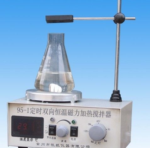 95-1定时双向恒温磁力搅拌器图片