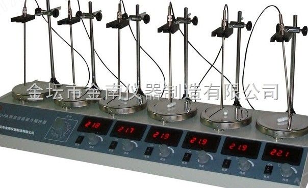 HJ-6A型数显恒温磁力搅拌器图片