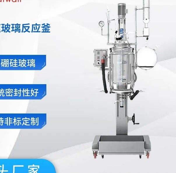 GRSL-50Ex升降型调速玻璃反应釜图片