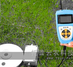 TZS-ECW土壤温度水分盐分三参数测定仪图片