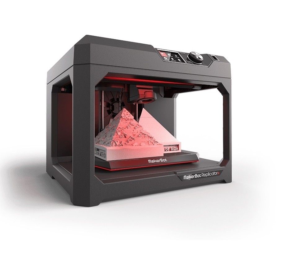 The MakerBot Replicator+桌面3D打印机图片