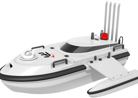 USV-2400流量流速走航无人船图片